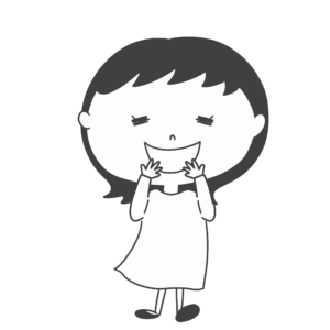 口元に手をやって笑っている女性
