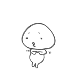 モジモジするキャラクター